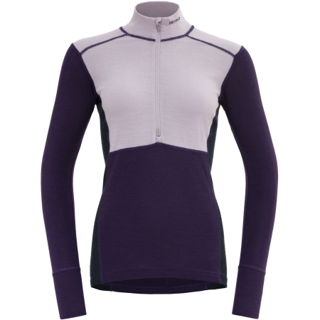 Devold  Lauparen Merino 190 Zip Neck Women's Orchid/Lilac/Ink