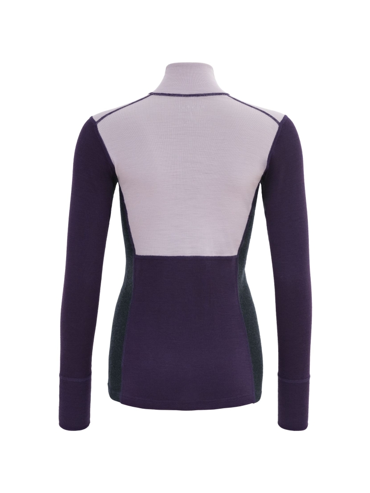 Devold Lauparen Merino 190 Zip Neck Women's Orchid/Lilac/Ink GO 245 244 A-167B onderkleding/thermokleding online bestellen bij Kathmandu Outdoor & Travel