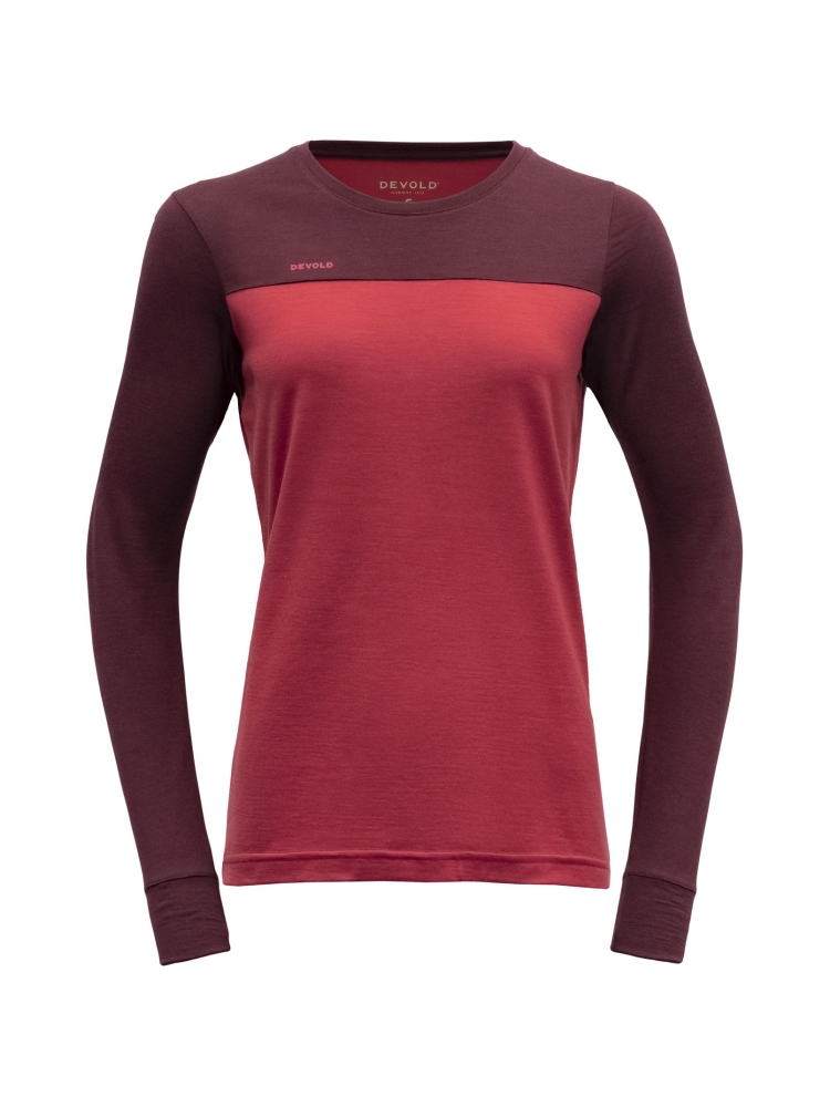 Devold Norang Merino 150 Shirt Women's Port/Beauty GO 180 226 B-744B onderkleding/thermokleding online bestellen bij Kathmandu Outdoor & Travel