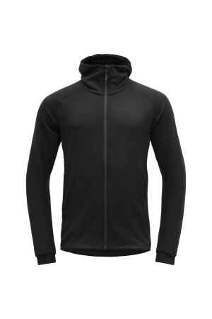 Devold Nibba Merino Jkt Hood  Caviar GO 264 450 C-960A fleeces en truien online bestellen bij Kathmandu Outdoor & Travel