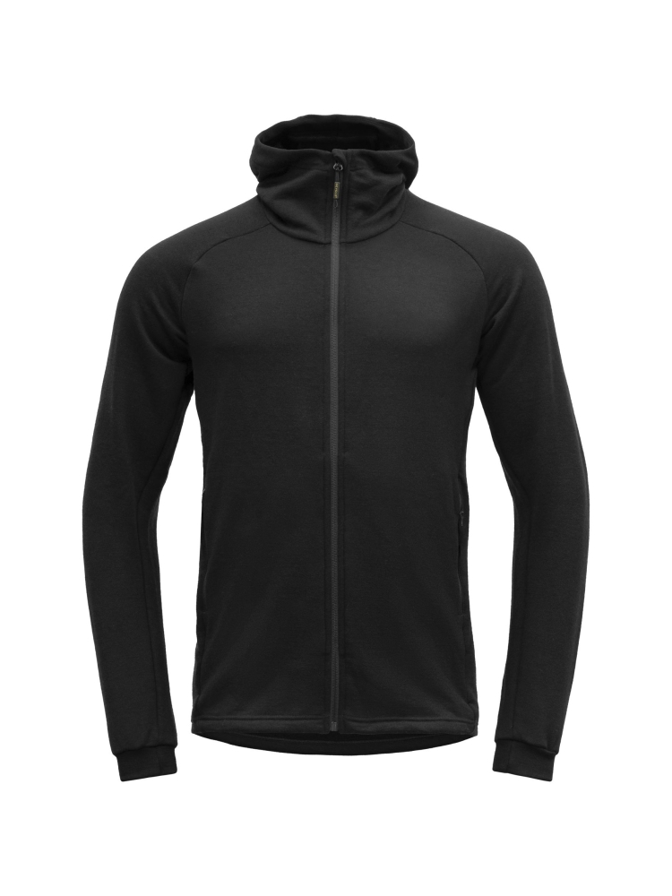 Devold Nibba Merino Jkt Hood  Caviar GO 264 450 C-960A fleeces en truien online bestellen bij Kathmandu Outdoor & Travel