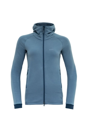 Devold Nibba Merino Jkt Hood Women's Moon GO 264 470 C-313A fleeces en truien online bestellen bij Kathmandu Outdoor & Travel