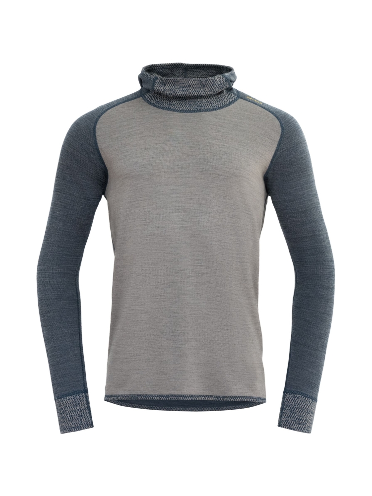 Devold Kvittega Merino 230 Hoodie Fog GO 340 304 A-402A onderkleding/thermokleding online bestellen bij Kathmandu Outdoor & Travel