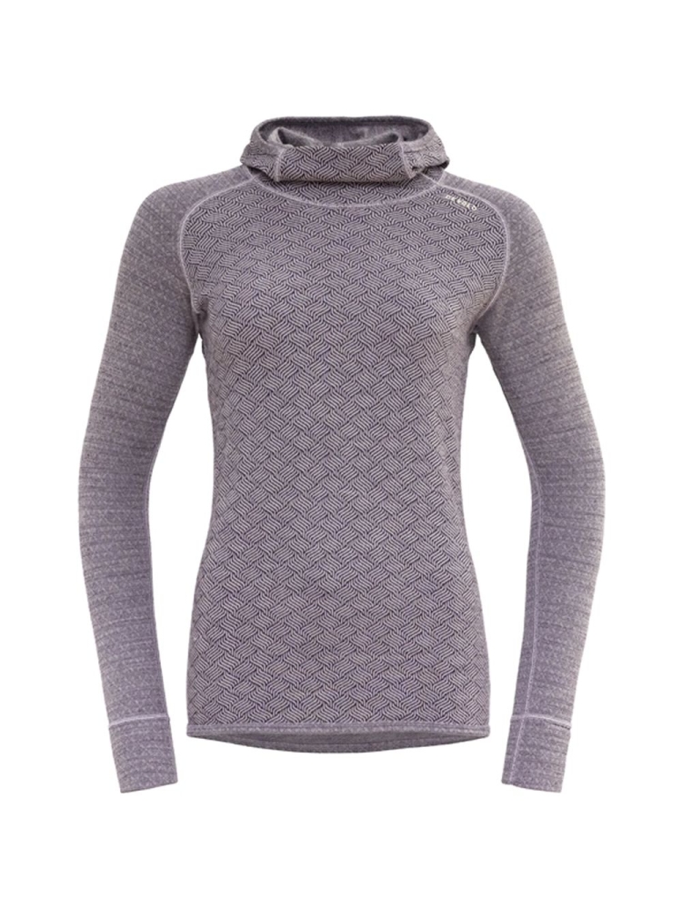 Devold Kvittega Merino 230 Hoodie Women's Orchid GO 324 306 A-167A onderkleding/thermokleding online bestellen bij Kathmandu Outdoor & Travel