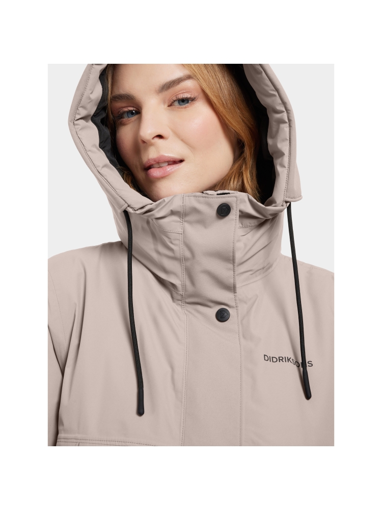 Didriksons Elissa Parka Women's Ash Brown 505370-F04 jassen online bestellen bij Kathmandu Outdoor & Travel