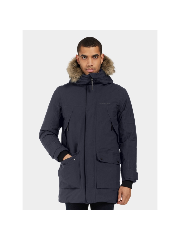 Didriksons Rick Usx Parka Dark Night Blue 505475-999 jassen online bestellen bij Kathmandu Outdoor & Travel