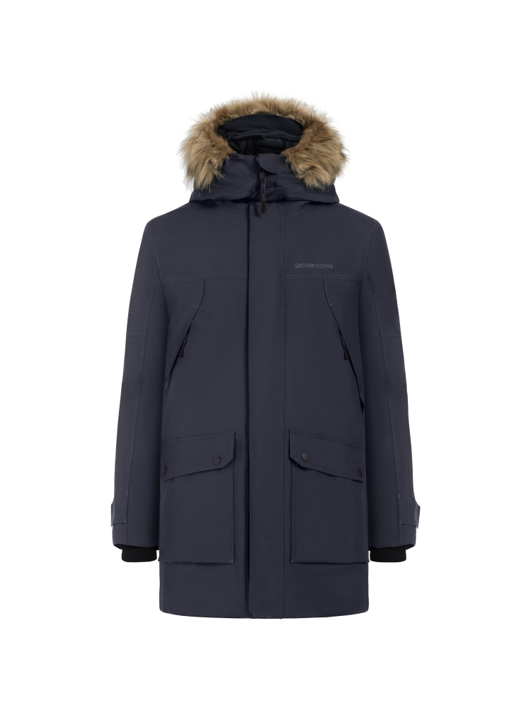 Didriksons Rick Usx Parka Dark Night Blue 505475-999 jassen online bestellen bij Kathmandu Outdoor & Travel