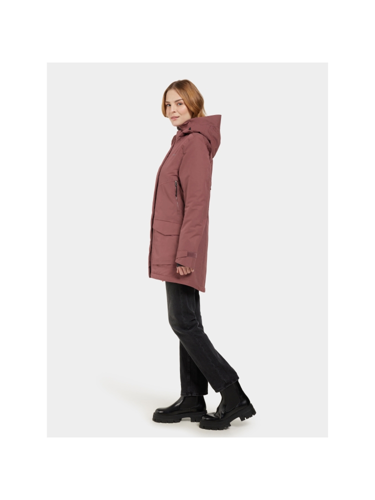 Didriksons Frida Parka 7 Women's Old rust 505777-147 jassen online bestellen bij Kathmandu Outdoor & Travel