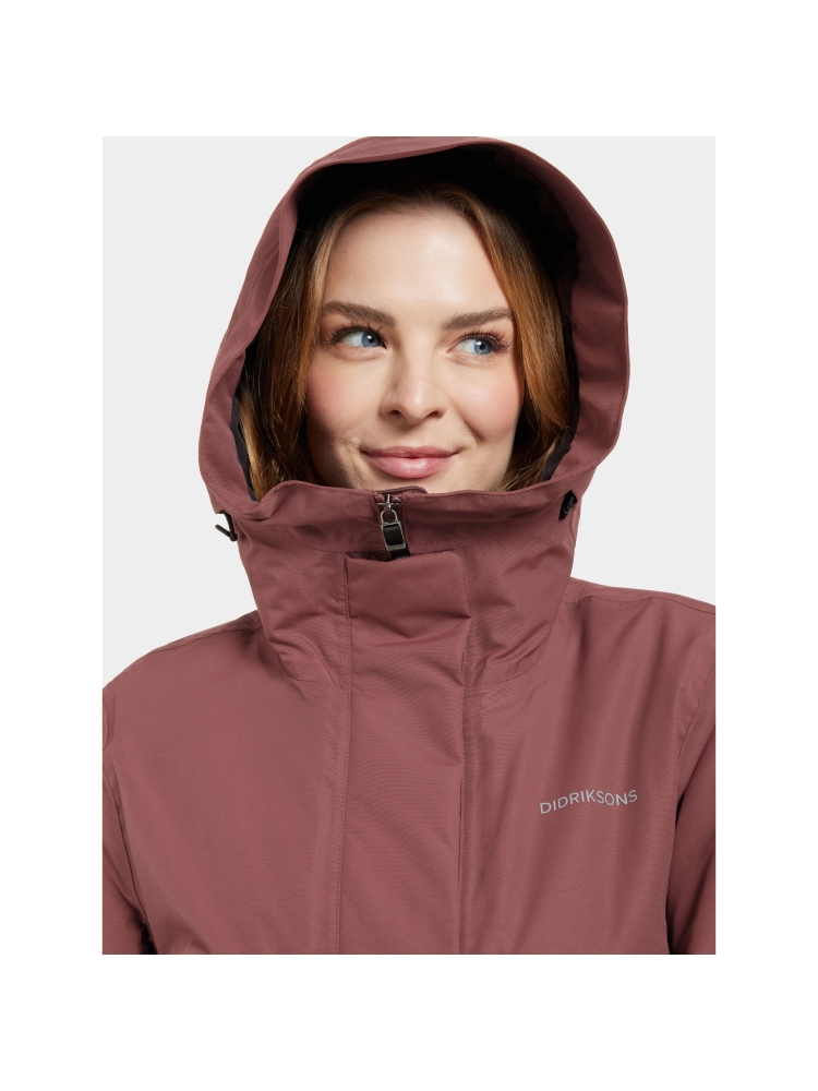 Didriksons Frida Parka 7 Women's Old rust 505777-147 jassen online bestellen bij Kathmandu Outdoor & Travel