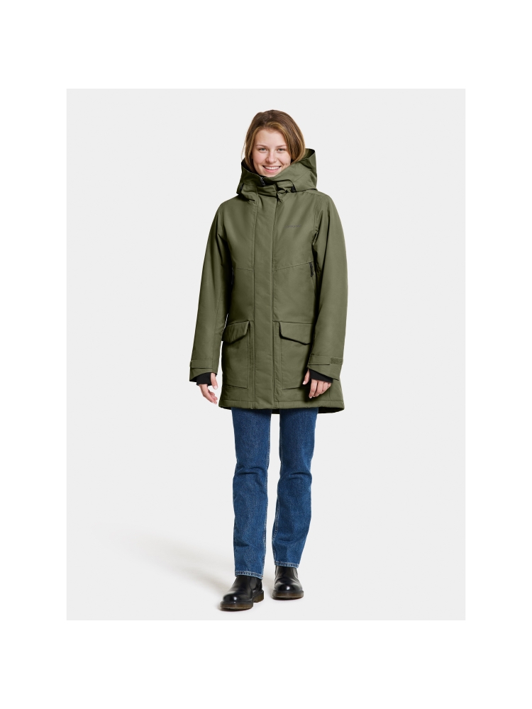 Didriksons Frida Parka 7 Women's Deep Green 505777-300 jassen online bestellen bij Kathmandu Outdoor & Travel