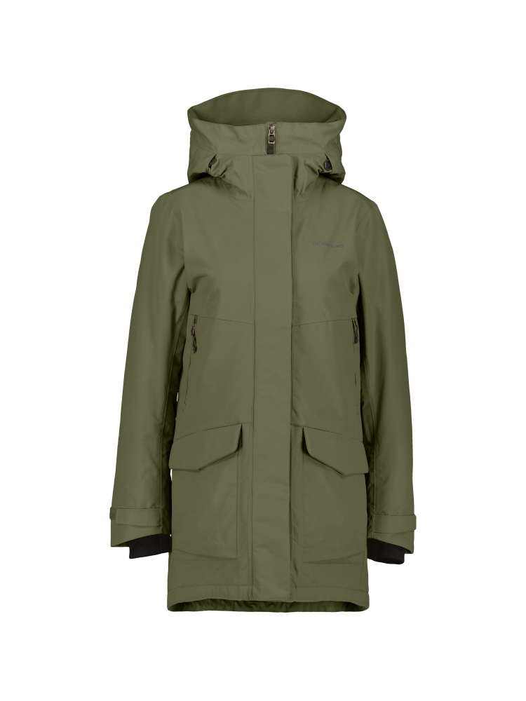 Didriksons Frida Parka 7 Women's Deep Green 505777-300 jassen online bestellen bij Kathmandu Outdoor & Travel