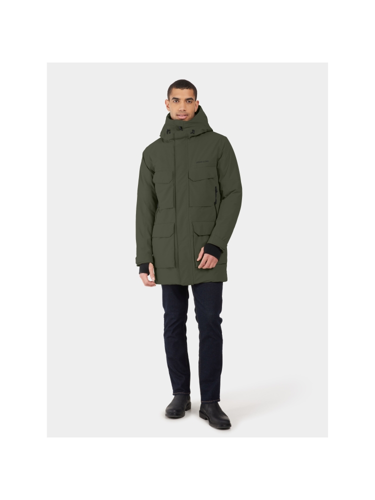 Didriksons Drew Usx Parka 8 Deep Green 505778-300 jassen online bestellen bij Kathmandu Outdoor & Travel