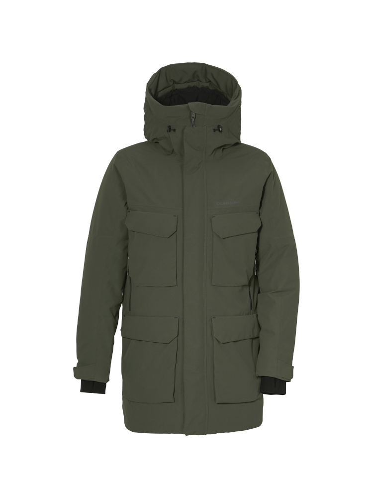 Didriksons Drew Usx Parka 8 Deep Green 505778-300 jassen online bestellen bij Kathmandu Outdoor & Travel