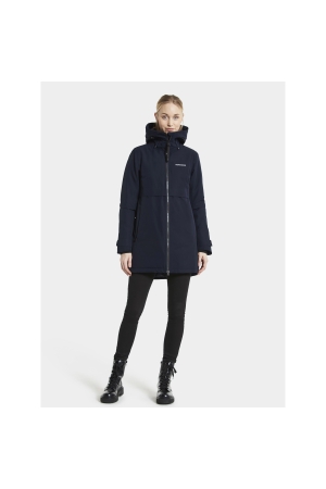 Didriksons Helle Parka 5 Women's Dark Night Blue 504301-999 jassen online bestellen bij Kathmandu Outdoor & Travel