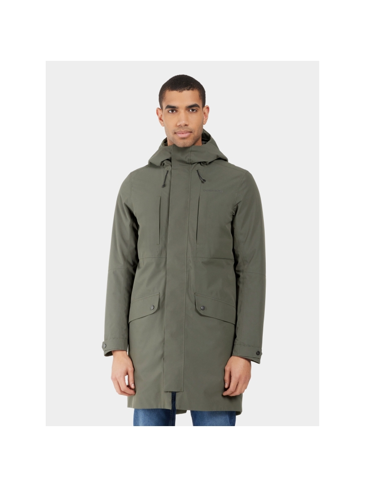 Didriksons Falke Usx Parka Deep Green 505360-300 jassen online bestellen bij Kathmandu Outdoor & Travel