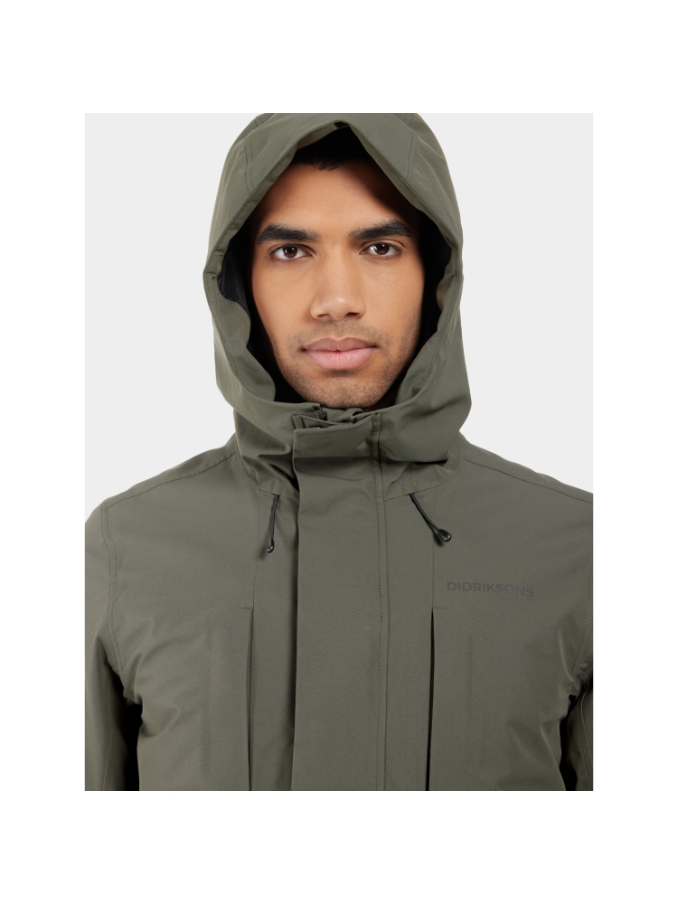 Didriksons Falke Usx Parka Deep Green 505360-300 jassen online bestellen bij Kathmandu Outdoor & Travel