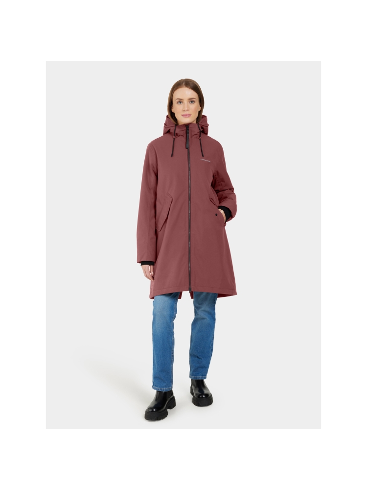 Didriksons Fia Parka Women's Old rust 505372-147 jassen online bestellen bij Kathmandu Outdoor & Travel