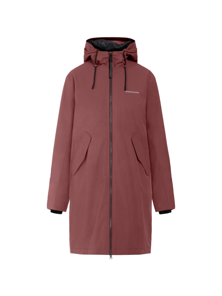 Didriksons Fia Parka Women's Old rust 505372-147 jassen online bestellen bij Kathmandu Outdoor & Travel