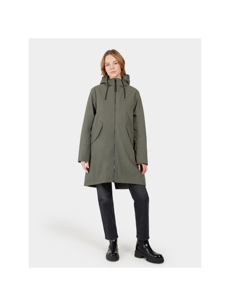 Didriksons Fia Parka Women's Deep Green 505372-300 jassen online bestellen bij Kathmandu Outdoor & Travel