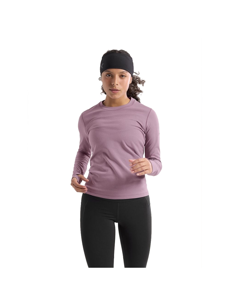 Arc'teryx Taema THM Crew LS Women's Interstellar Heather 8475-Interstellar He shirts en tops online bestellen bij Kathmandu Outdoor & Travel