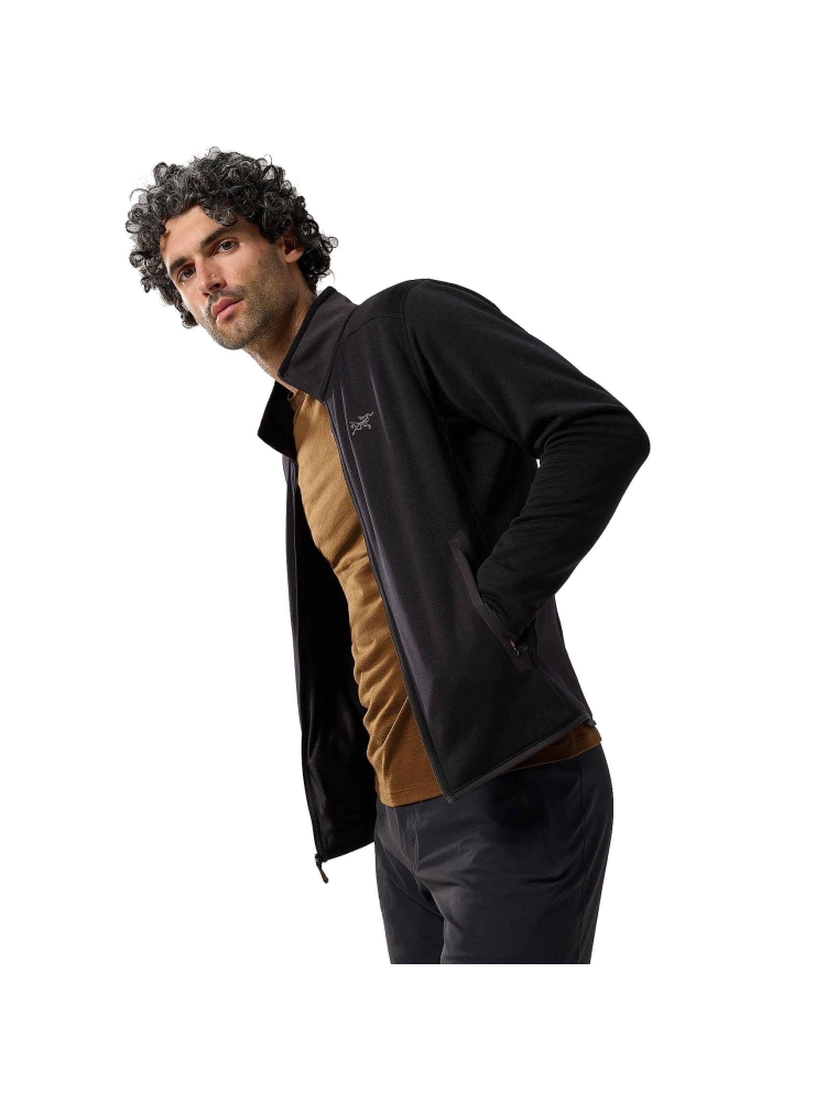 Arc'teryx Kyanite Jacket Black 8447-Black fleeces en truien online bestellen bij Kathmandu Outdoor & Travel