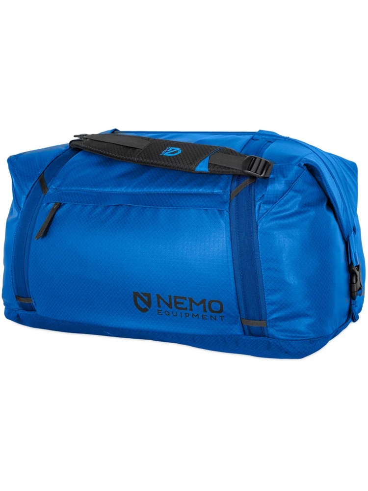 Nemo Double Haul Convertible Duffel 70L (Lake) Lake 811666033611-Lake duffels online bestellen bij Kathmandu Outdoor & Travel