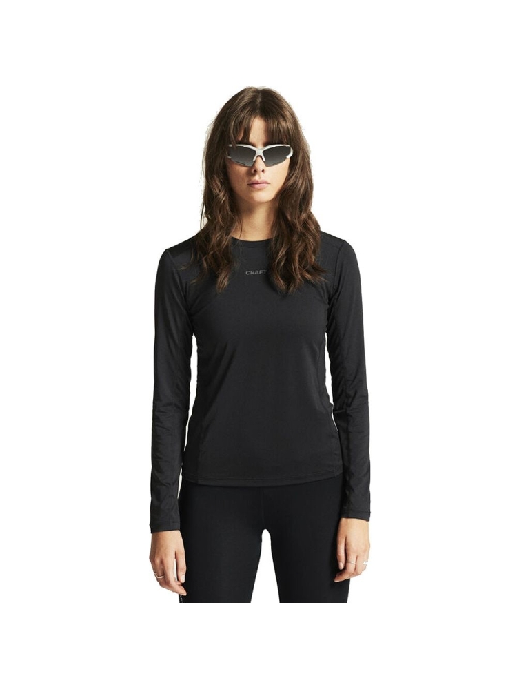 Craft Adv Essence LS Tee 2 Women's Black 1914797-999000 shirts en tops online bestellen bij Kathmandu Outdoor & Travel