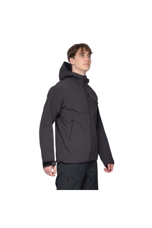 Bergans Vaagaa Softshell Jacket Hood Black 3362-91 jassen online bestellen bij Kathmandu Outdoor & Travel