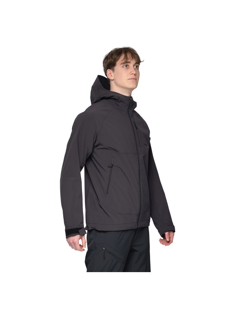 Bergans Vaagaa Softshell Jacket Hood Black 3362-91 jassen online bestellen bij Kathmandu Outdoor & Travel