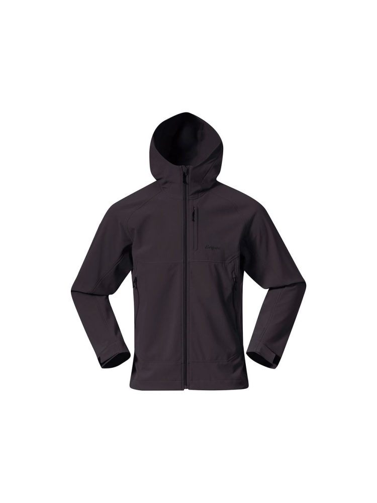 Bergans Vaagaa Softshell Jacket Hood Black 3362-91 jassen online bestellen bij Kathmandu Outdoor & Travel