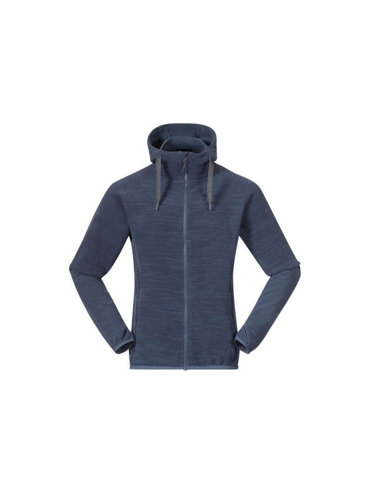 Bergans Hareid Fleece Jacket Granite Blue 3027-24412 fleeces en truien online bestellen bij Kathmandu Outdoor & Travel