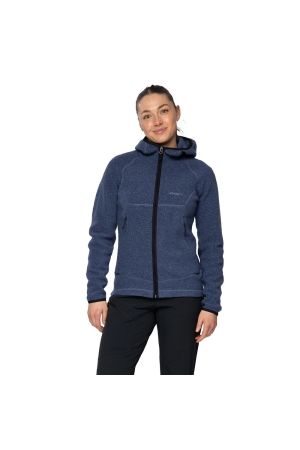 Bergans  Vaagaa Merino Terry Midlayer Hoodie Women's Granite Blue