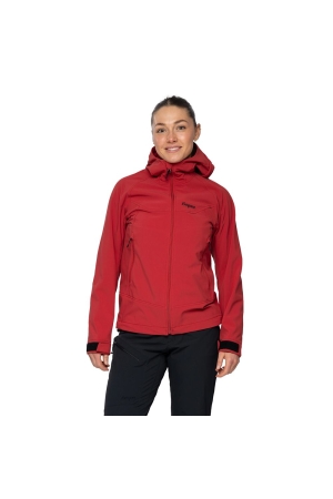 Bergans  Vaagaa Softshell Jacket Hood Women's Crimson Red