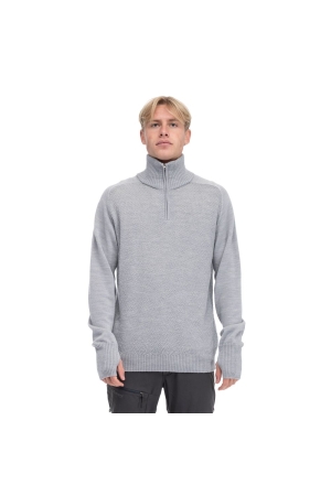 Bergans Ulriken Light Merino Jumper Magnesium Grey 3129-21852 fleeces en truien online bestellen bij Kathmandu Outdoor & Travel