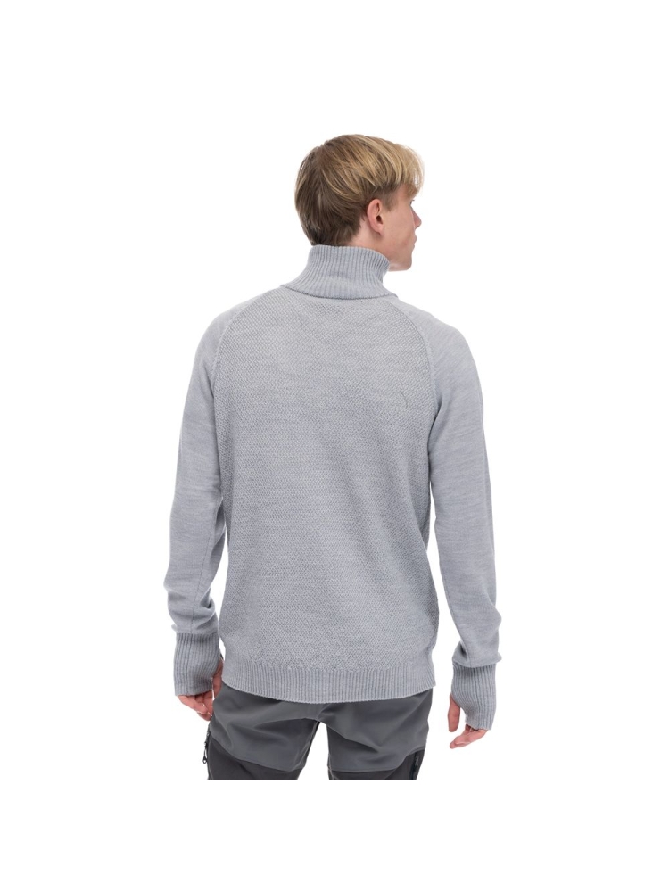 Bergans Ulriken Light Merino Jumper Magnesium Grey 3129-21852 fleeces en truien online bestellen bij Kathmandu Outdoor & Travel