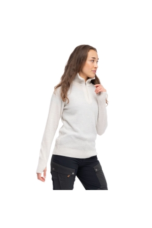 Bergans Ulriken Light Merino Jumper Women's Vanilla White 3130-21406 fleeces en truien online bestellen bij Kathmandu Outdoor & Travel