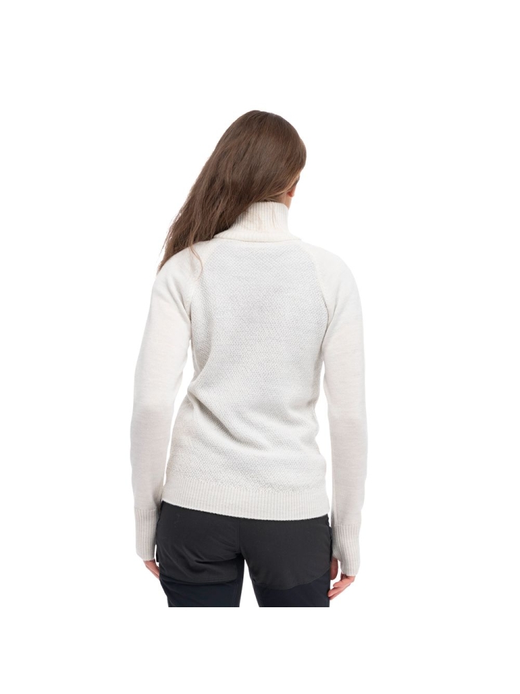 Bergans Ulriken Light Merino Jumper Women's Vanilla White 3130-21406 fleeces en truien online bestellen bij Kathmandu Outdoor & Travel