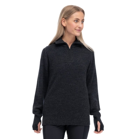 Bergans  Ulriken Light Merino Jumper Women's Dark Shadow Grey 