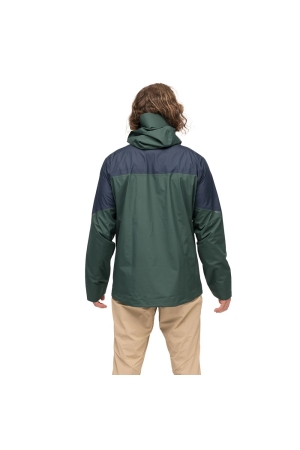 Bergans Rabot Light 3L Shell Jacket Duke Green/Navy Blue 3201-25544 jassen online bestellen bij Kathmandu Outdoor & Travel