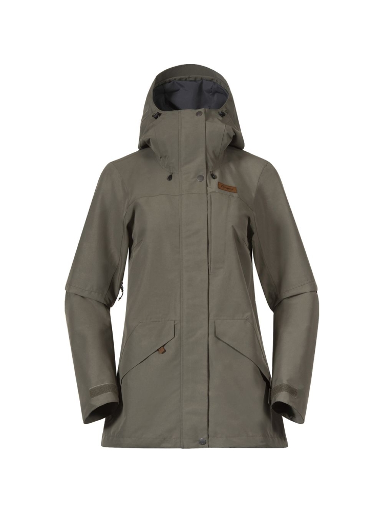 Bergans Nordmarka 2L Shell Jacket Women's Green Mud 3072-12731 jassen online bestellen bij Kathmandu Outdoor & Travel