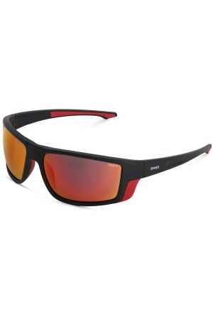 Sinner Elbrus Matte Black/Matte Red SISU-892-10-58 zonnebrillen online bestellen bij Kathmandu Outdoor & Travel