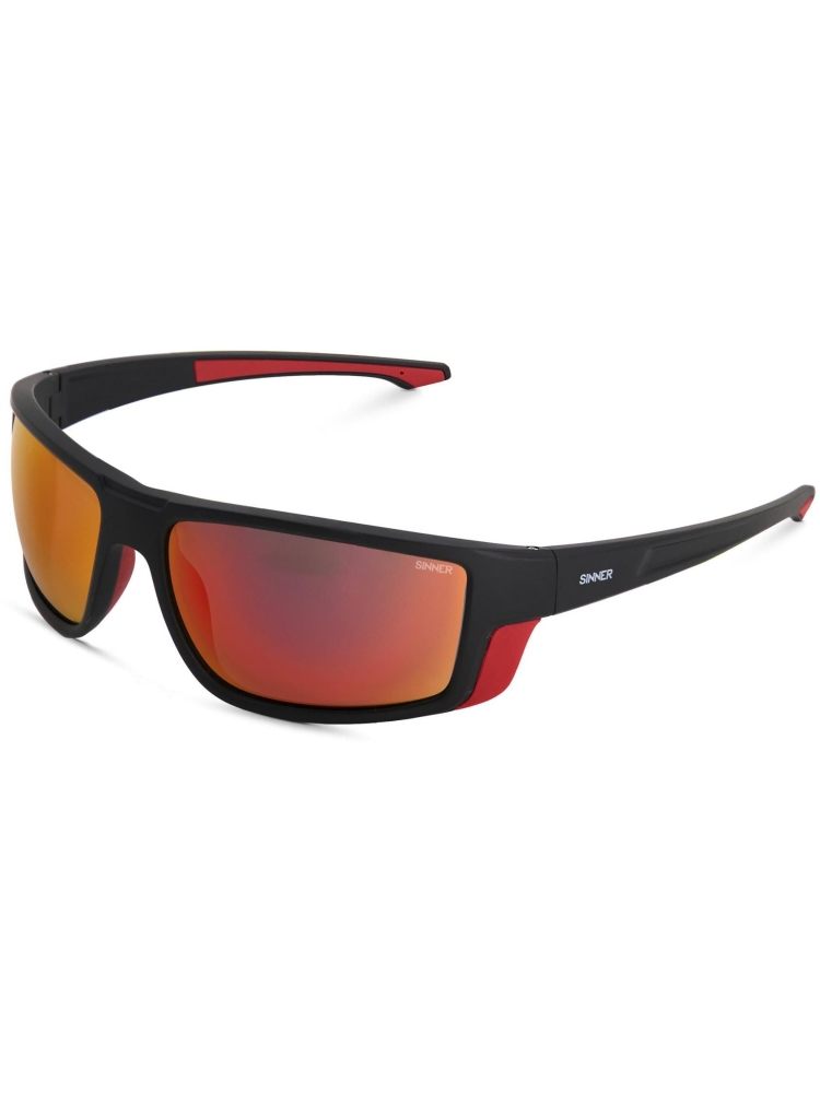 Sinner Elbrus Matte Black/Matte Red SISU-892-10-58 zonnebrillen online bestellen bij Kathmandu Outdoor & Travel