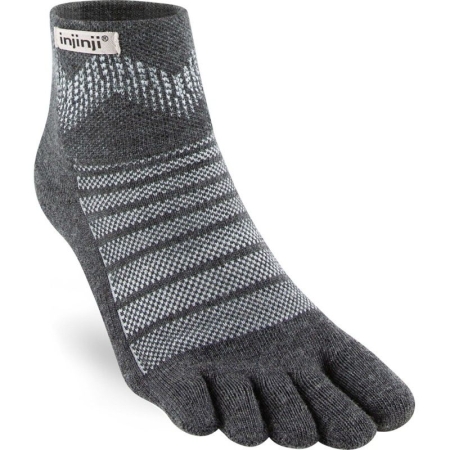 Injinji  Outdoor Midweight Mini-Crew Wool Slate