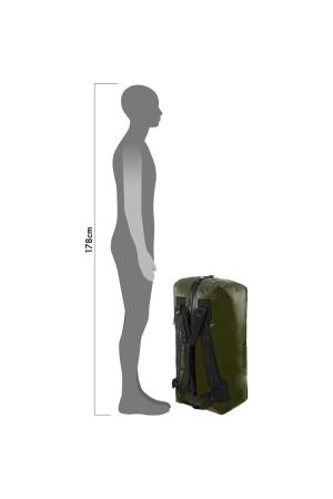 Ortlieb Duffle 85L Olive OK1405 duffels online bestellen bij Kathmandu Outdoor & Travel