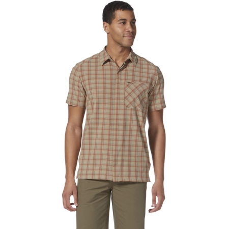 Royal Robbins  Amp Lite Plaid S/S Khaki Cloverdale