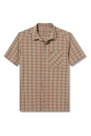 Royal Robbins Amp Lite Plaid S/S Khaki Cloverdale Y421028-293 shirts en tops online bestellen bij Kathmandu Outdoor & Travel