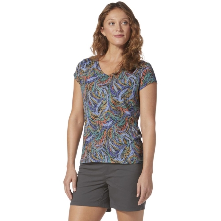 Royal Robbins  Featherweight Tee Women's Charc Caulfield