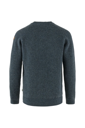 Fjällräven Övik Rib Sweater Navy F87165-560 fleeces en truien online bestellen bij Kathmandu Outdoor & Travel