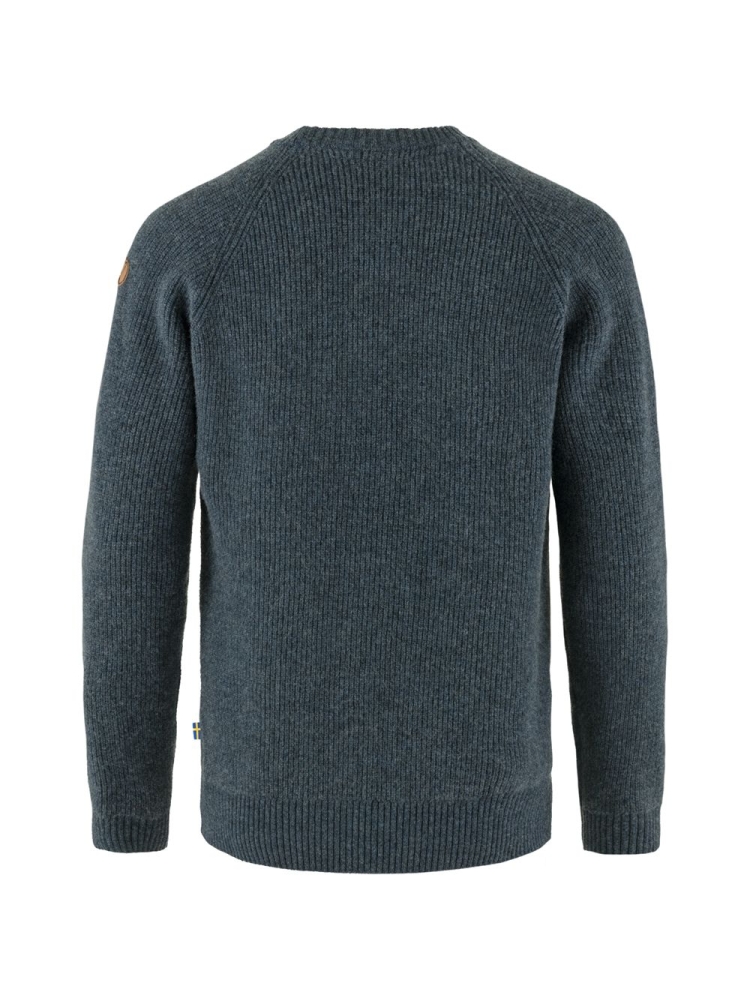 Fjällräven Övik Rib Sweater Navy F87165-560 fleeces en truien online bestellen bij Kathmandu Outdoor & Travel