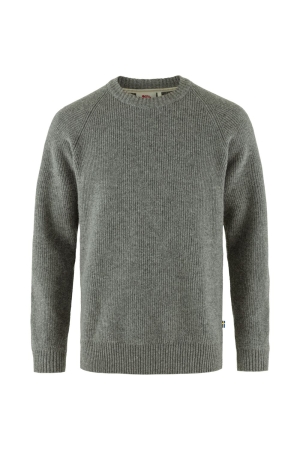 Fjällräven Övik Rib Sweater Grey F87165-020 fleeces en truien online bestellen bij Kathmandu Outdoor & Travel